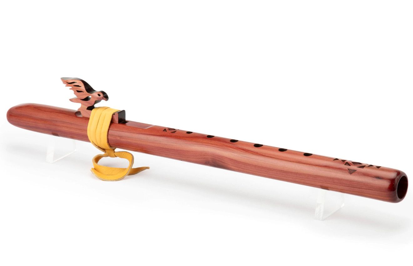 High Spirits A Flute - Sparrowhawk - Aromatic Cedar, with pouch