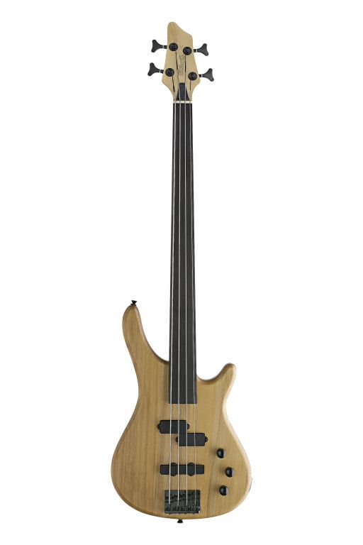 Stagg BC300FL-NS Fretless, 4-String "Fusion" Electric Bass Guitar
