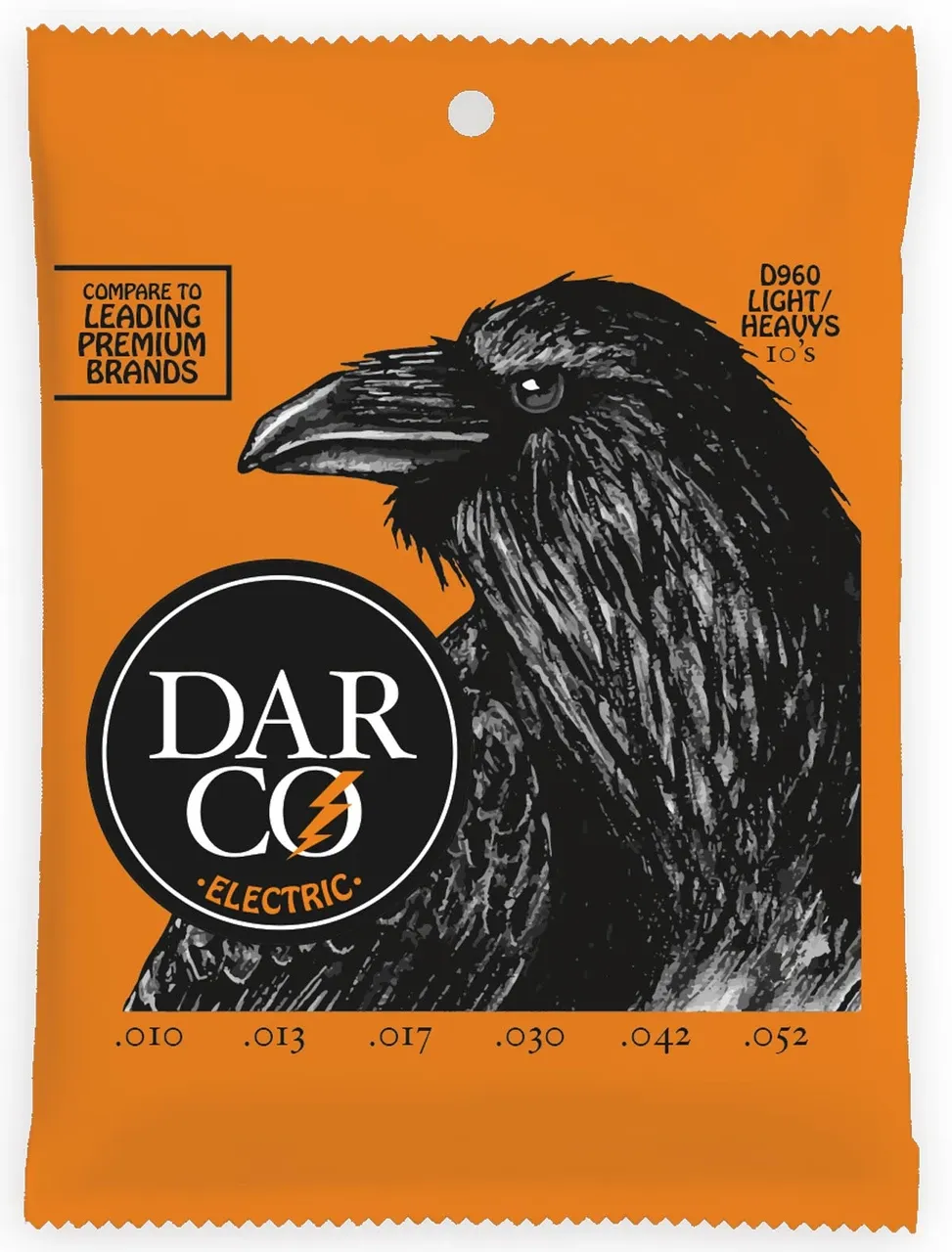 Darco Electric Guitar Strings Light/Heavy Gauge
