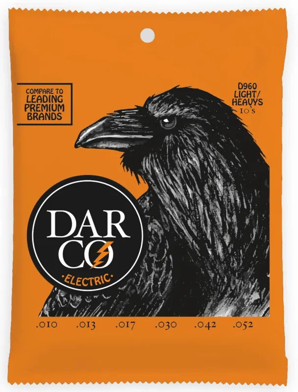 Darco Electric Guitar Strings Light/Heavy Gauge