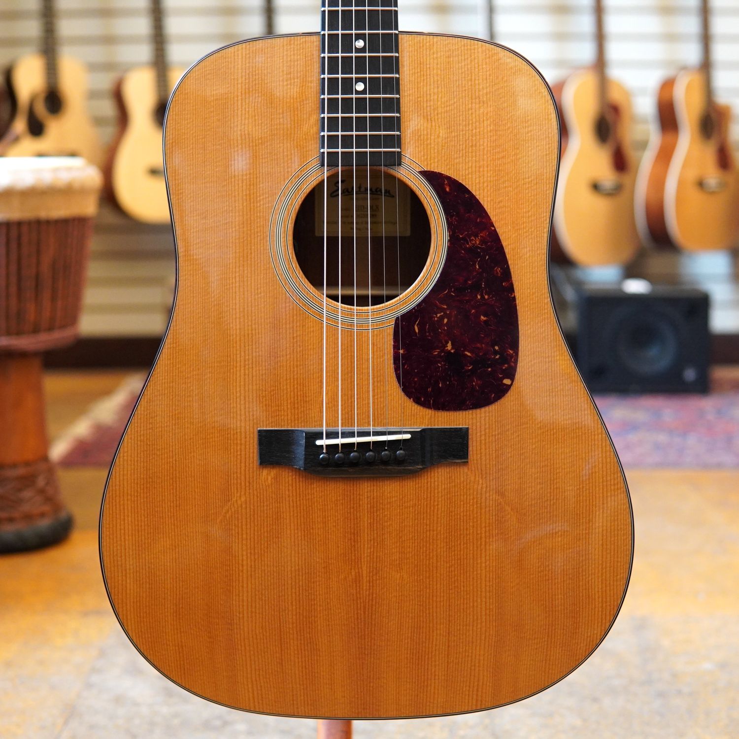 Eastman E1D-DLX Sitka Spruce/Sapele Dreadnought Acoustic-Electric Guitar w/Padded Gig Bag
