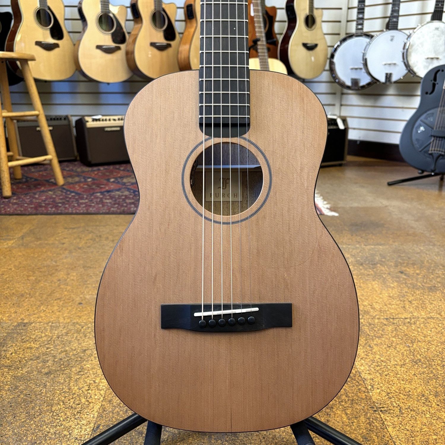 Furch LJ10-CM VTC Little Jane Red Cedar/Mahogany Foldable Travel Acoustic-Electric Guitar w/Padded Gig Bag