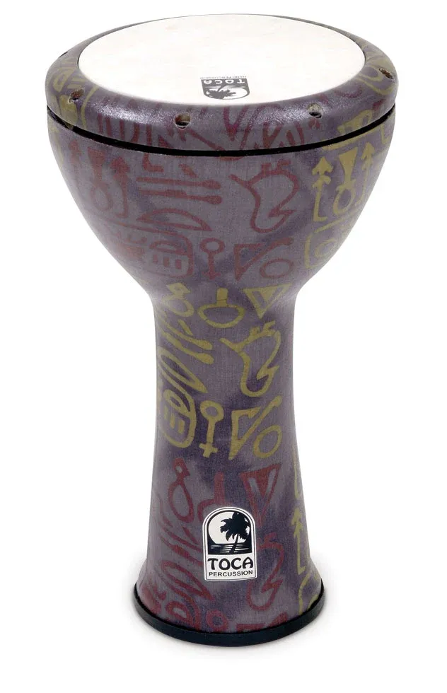 Toca Freestyle 9" Mechanically Tuned Doumbek -  Blue Aztec