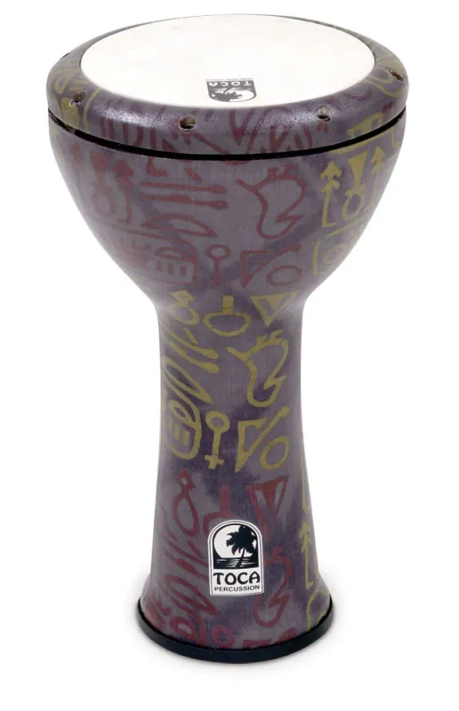 Toca Freestyle 9" Mechanically Tuned Doumbek -  Blue Aztec