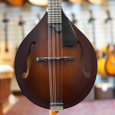 Northfield Model M Englemann Spruce/Figured Maple A-Style Mandolin Dark Leatherburst w/Wide Nut, Hard Case