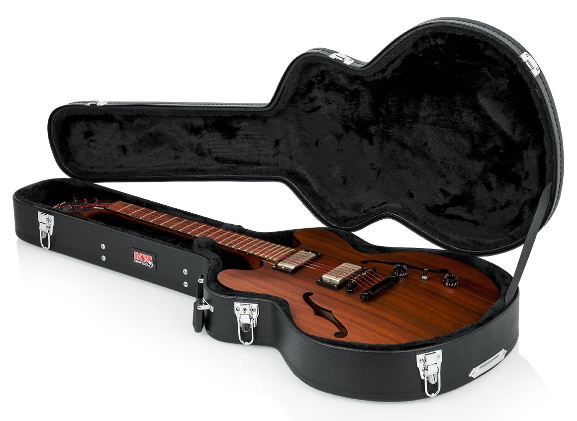 Gator Hard-Shell Wood Case for Semi-Hollow Guitars 335 style