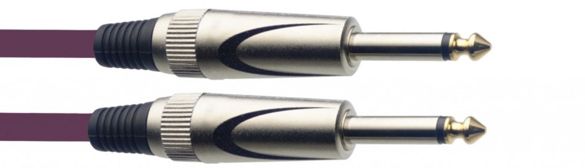Stagg SGC3DL CPP 10 foot Instrument Cable, Purple