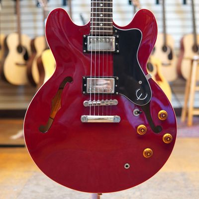 Epiphone Dot Semi-Hollow Electric Guitar 2015 Cherry w/Epiphone Hard Case