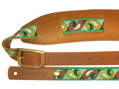 Souldier Saddle Guitar Strap, Brahman Green