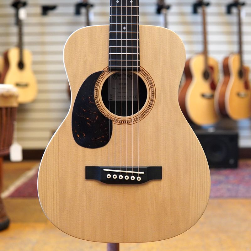 Martin LX1RE Left-Handed Little Martin Acoustic-Electric Guitar w/Padded Gig Bag
