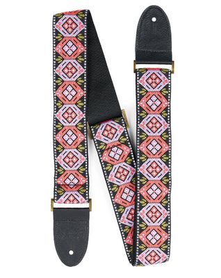 Martin 2" Jacquard Guitar Strap,  Lilac Coral Gemstone
