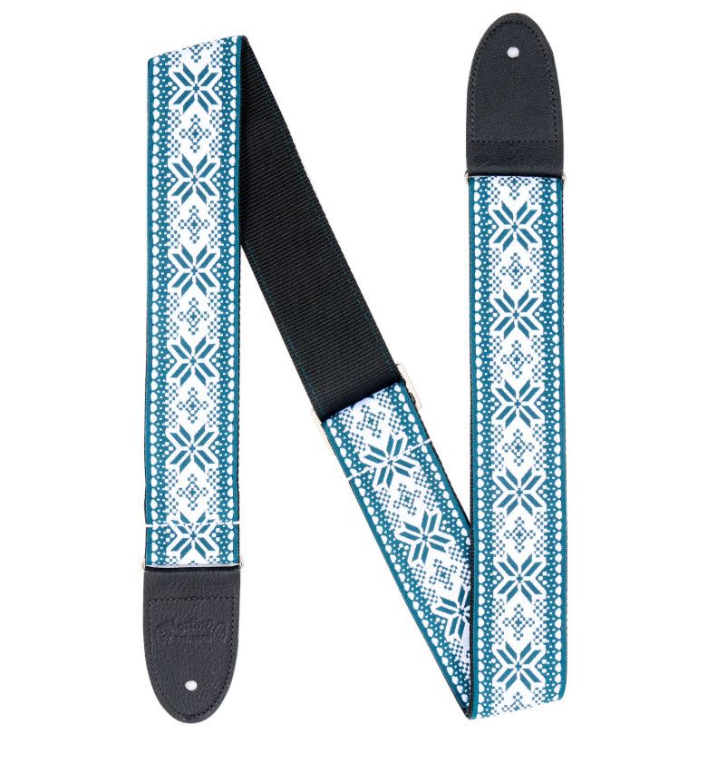 Martin 2" Jacquard Guitar Strap,  Snowhead