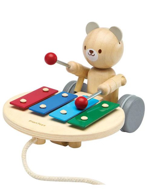 Plan Toys Pull Along Musical Bear