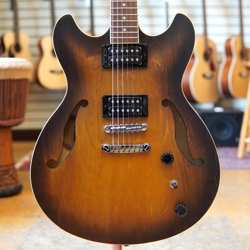 Ibanez Artcore AS53 Semi-hollowbody Electric Guitar 2024 Tobacco Flat w/Professional Neck Joint Repair