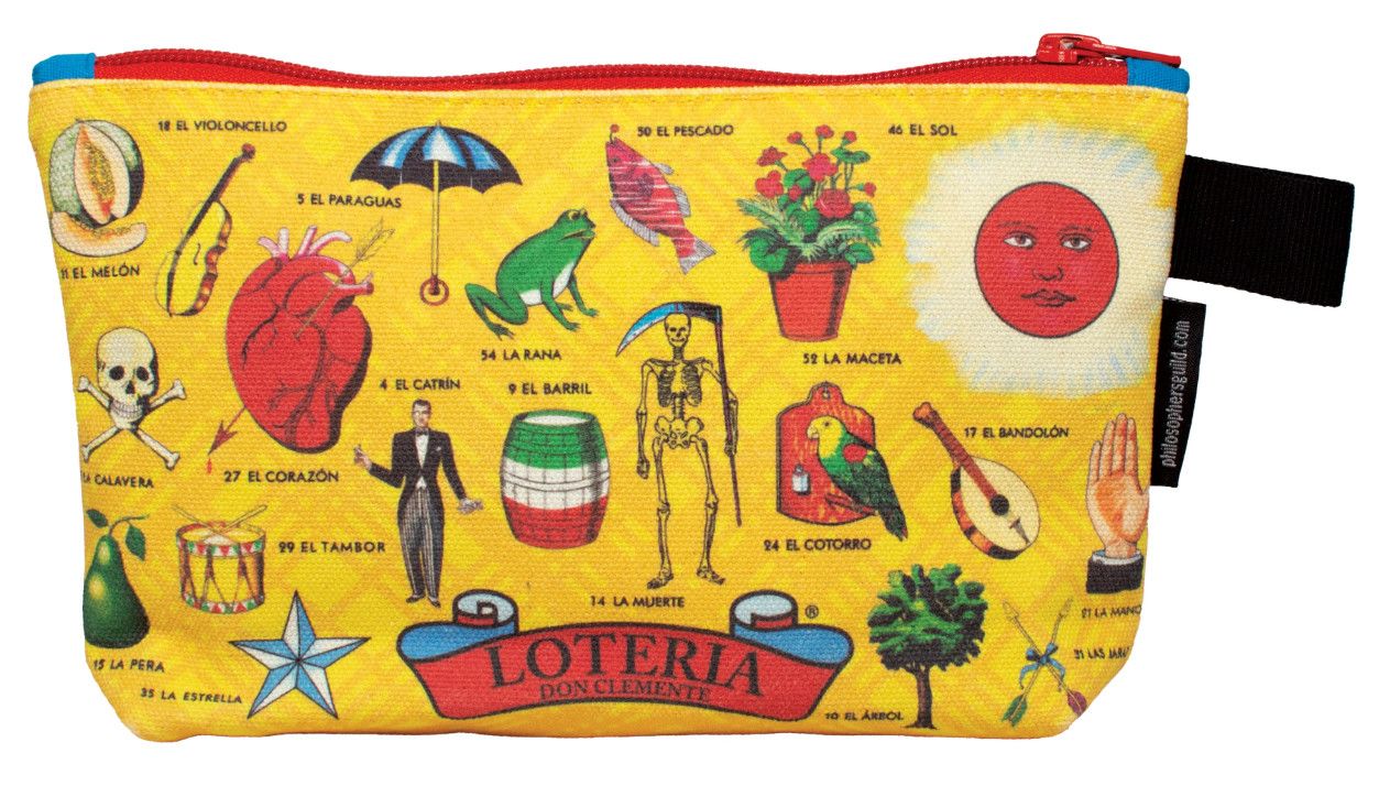 Loteria 5"x9" Zipper Bag