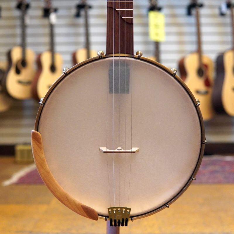 OME USA Tupelo 12" Bird's Eye Maple Open Back Banjo w/Hard Case