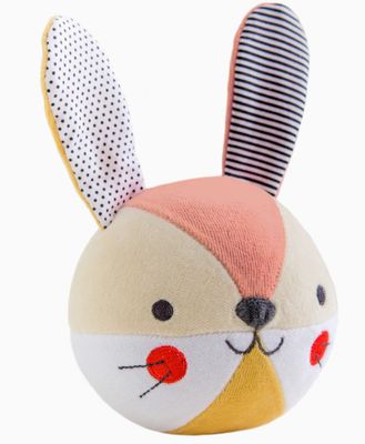 Organic Soft Chime Ball Baby Bunny