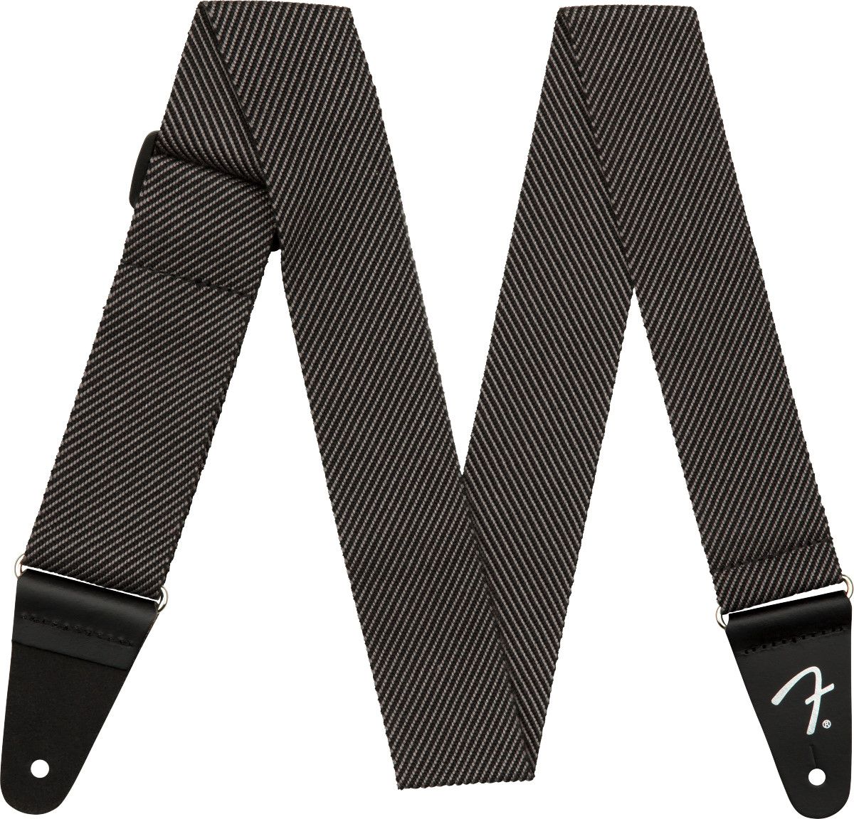 Fender Modern Tweed Guitar Strap Gray/Black 2"