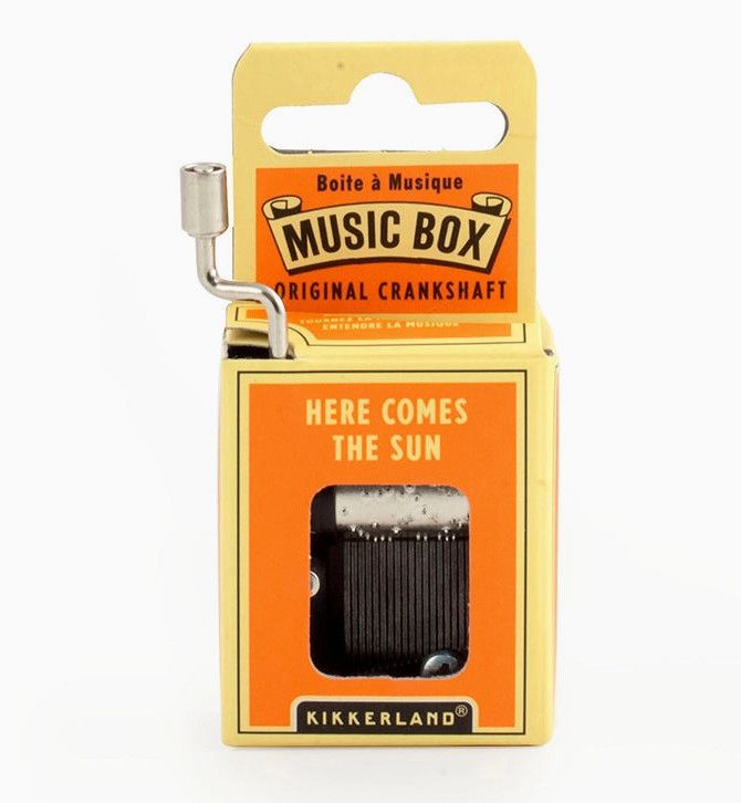 Here Comes the Sun Crank Music Box