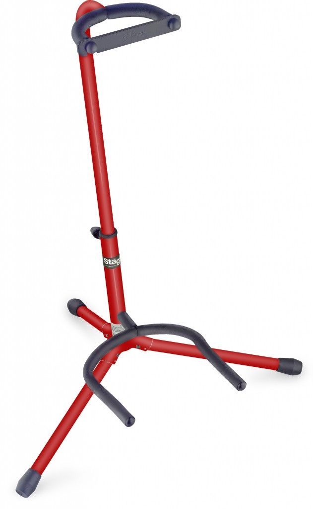 Stagg Standard Instrument Stand, Red
