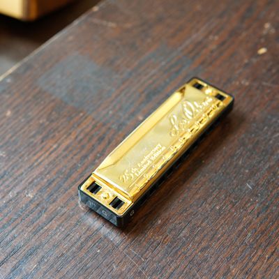 Lee Oskar Japan 25th Anniversary G Major Diatonic Gold Harmonica 2008
