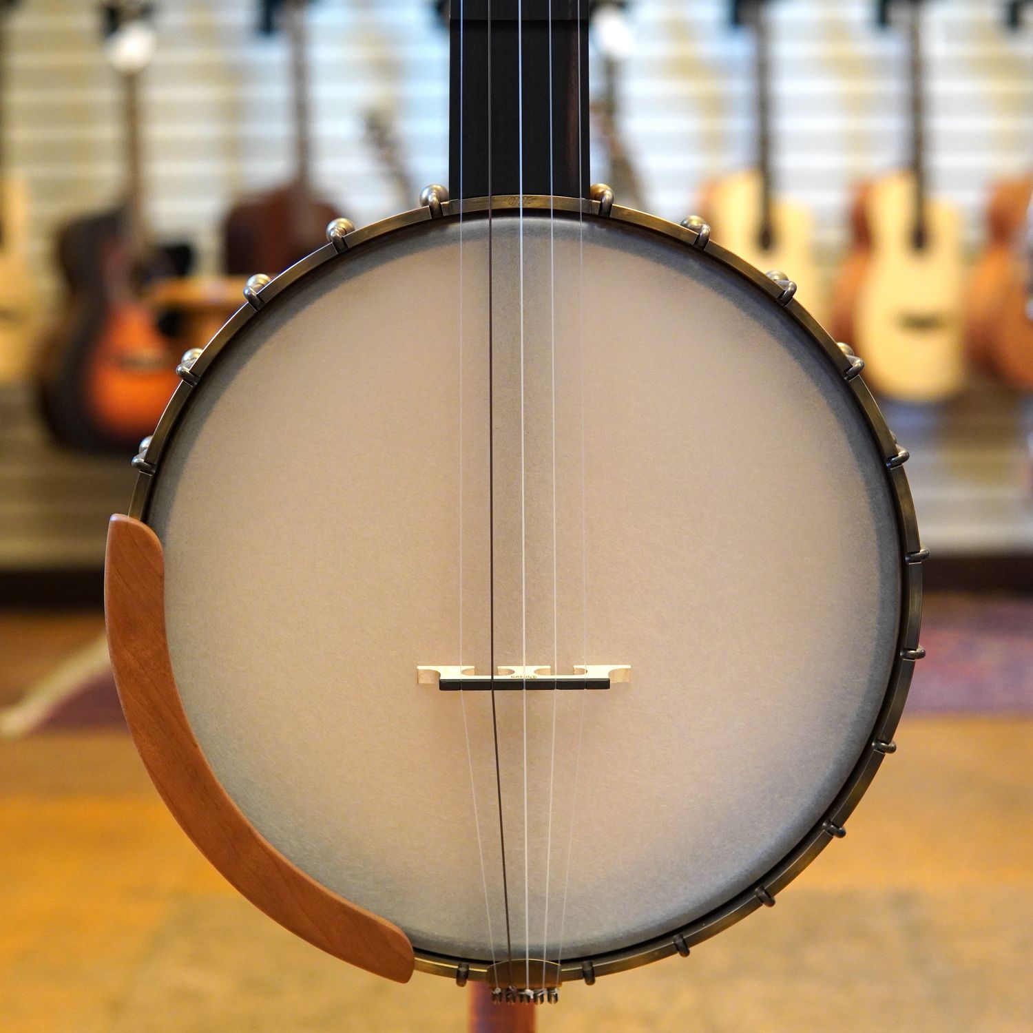 ODE Banjos Magician 11" Fretless Open Back Banjo w/Wood Armrest, Padded Gig Bag