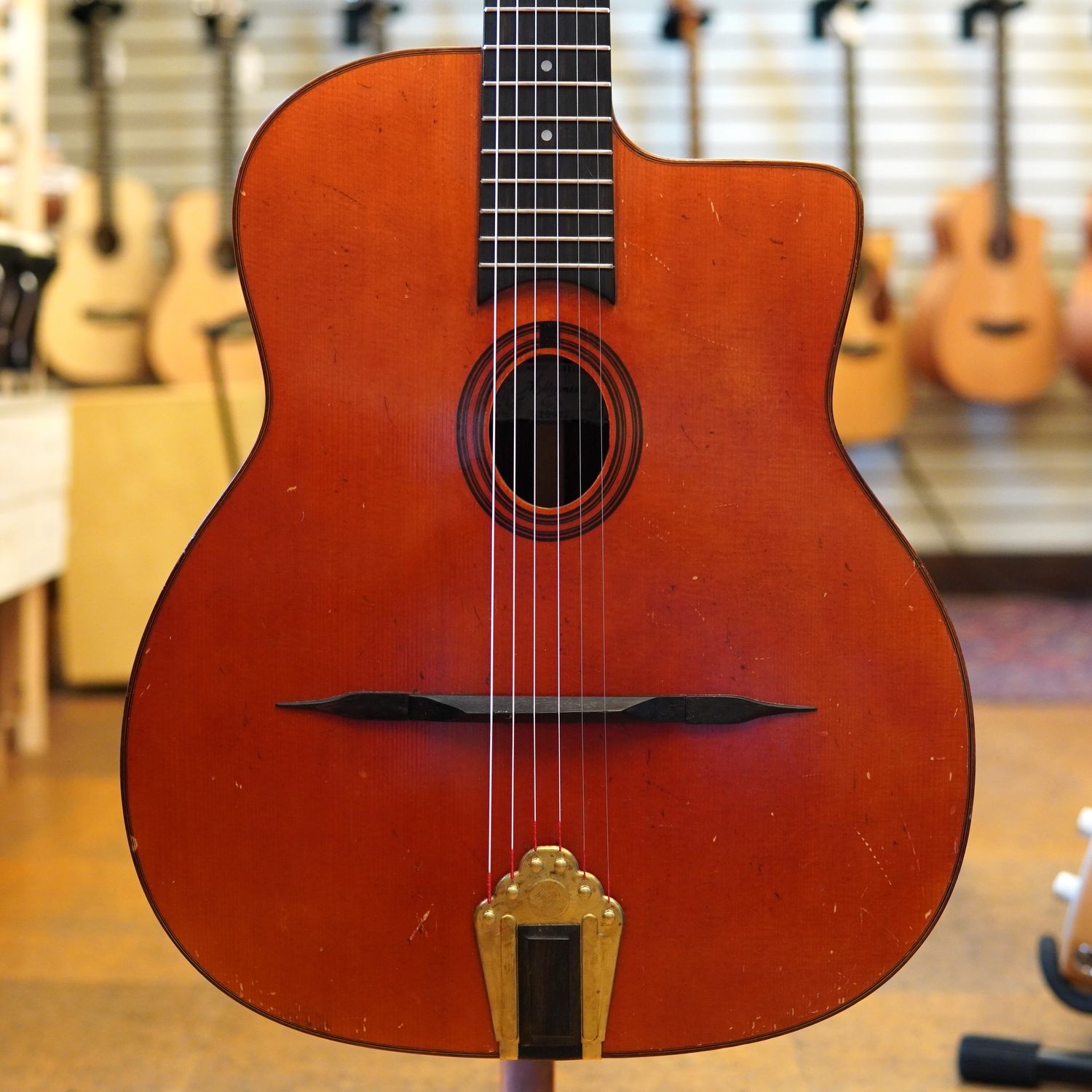 Altamira M30 Antique Selmer-style Jazz Acoustic Guitar 2016 w/Hard Case