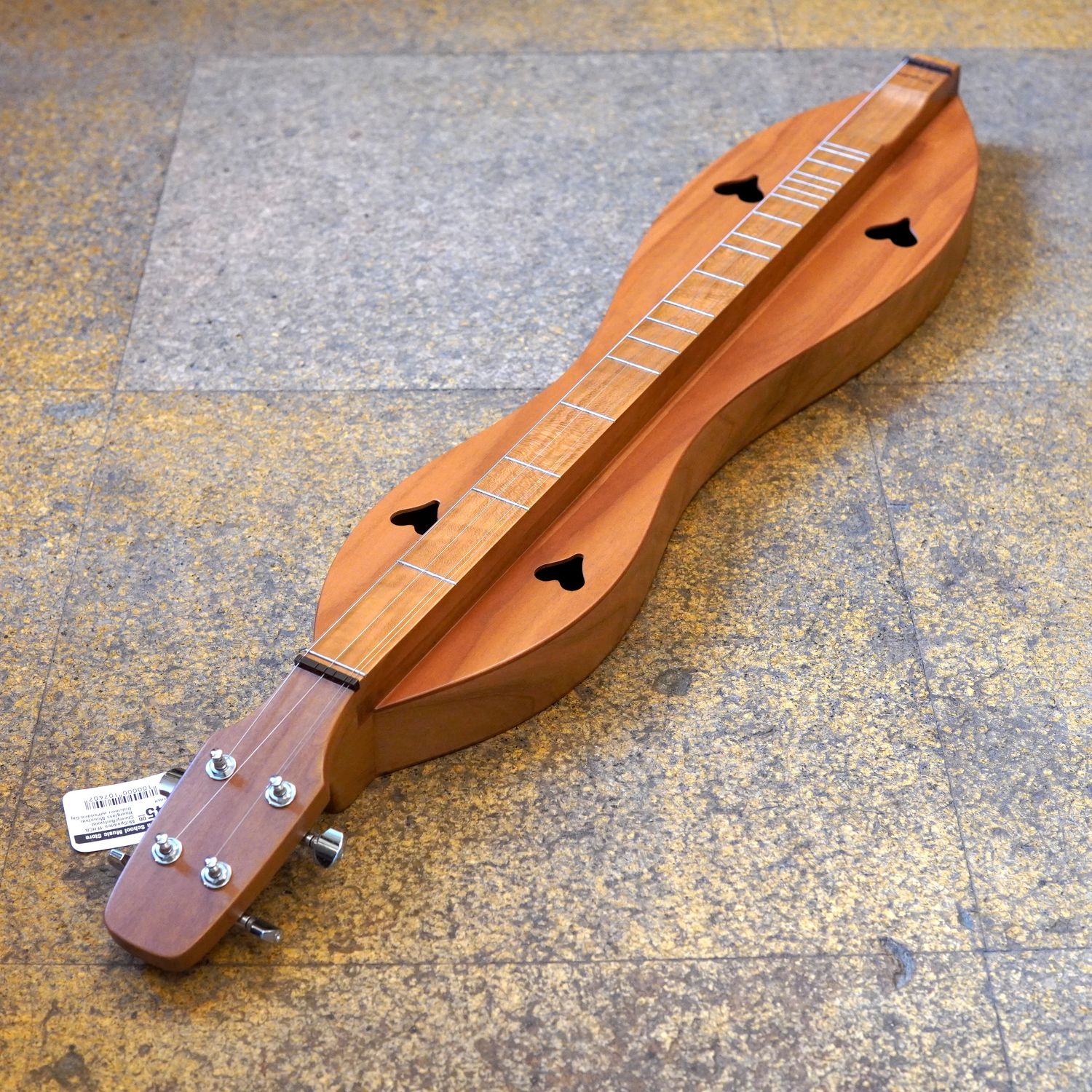 McSpadden 4FHCR Cherry/Redwood Hourglass Mountain Dulcimer w/Padded Gig Bag