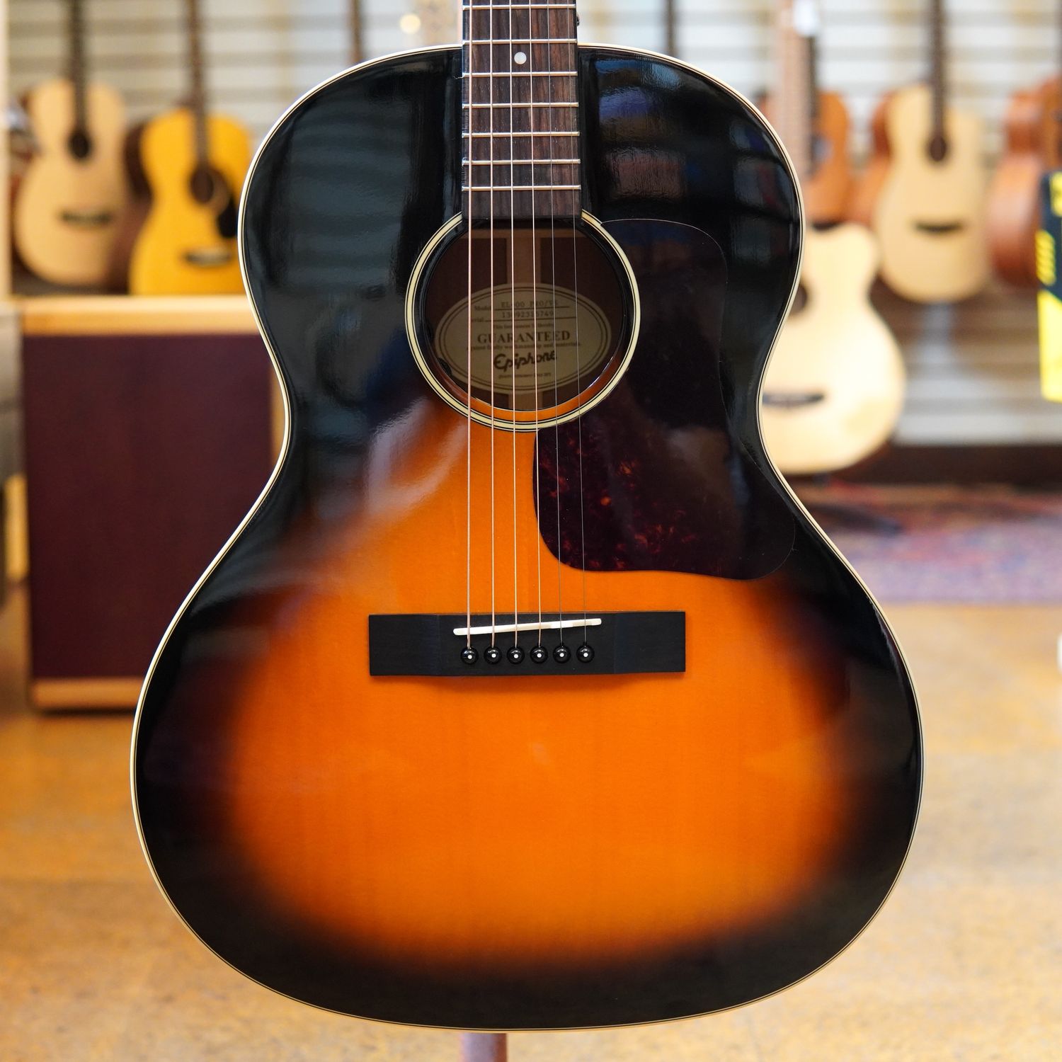 Epiphone L-00 Pro Acoustic-Electric Guitar 2013 Vintage Sunburst w/Padded Gig Bag