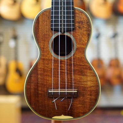 Martin Style 3K All-Koa Soprano Ukulele Early 1920s w/Hard Case