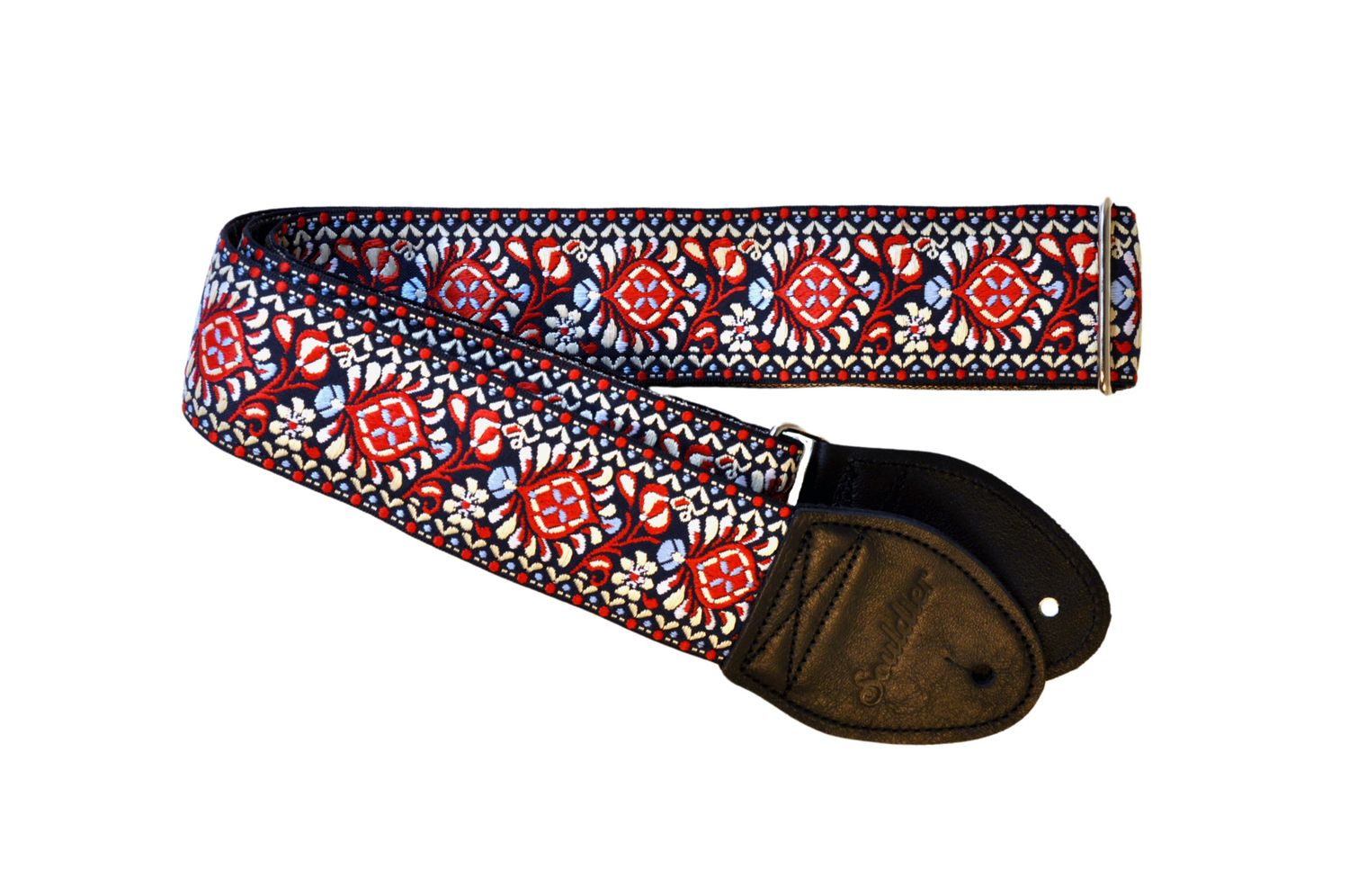 Souldier 2" Guitar Strap, Hendrix Black