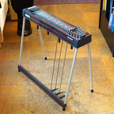 GFI S-10 E Single Neck 10-String Expo Model Pedal Steel Guitar Vintage Wood Laminate w/Hard Case