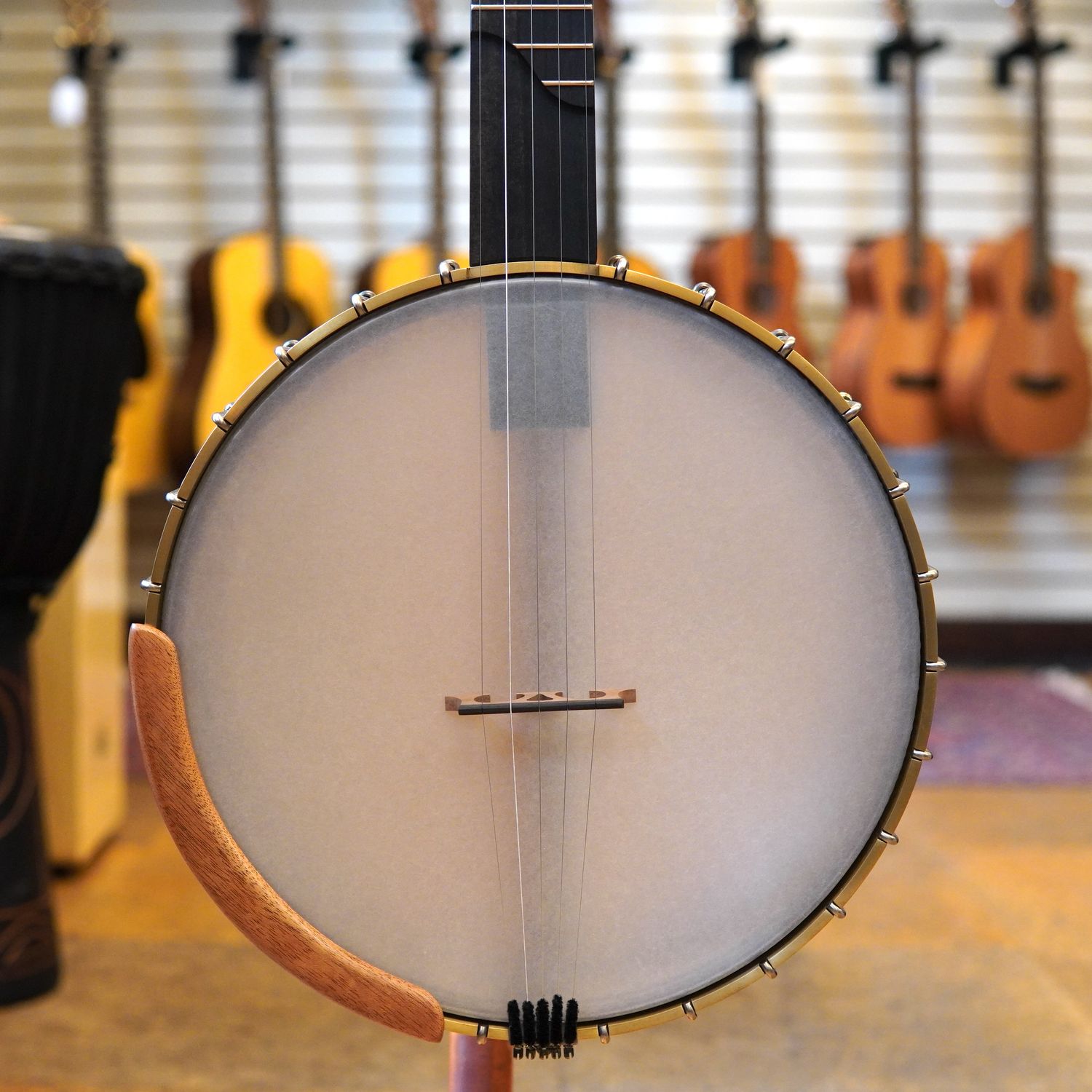 OME Alpha 12" 26-Bracket Open Back 5-String Banjo with Spikes w/Hard Case