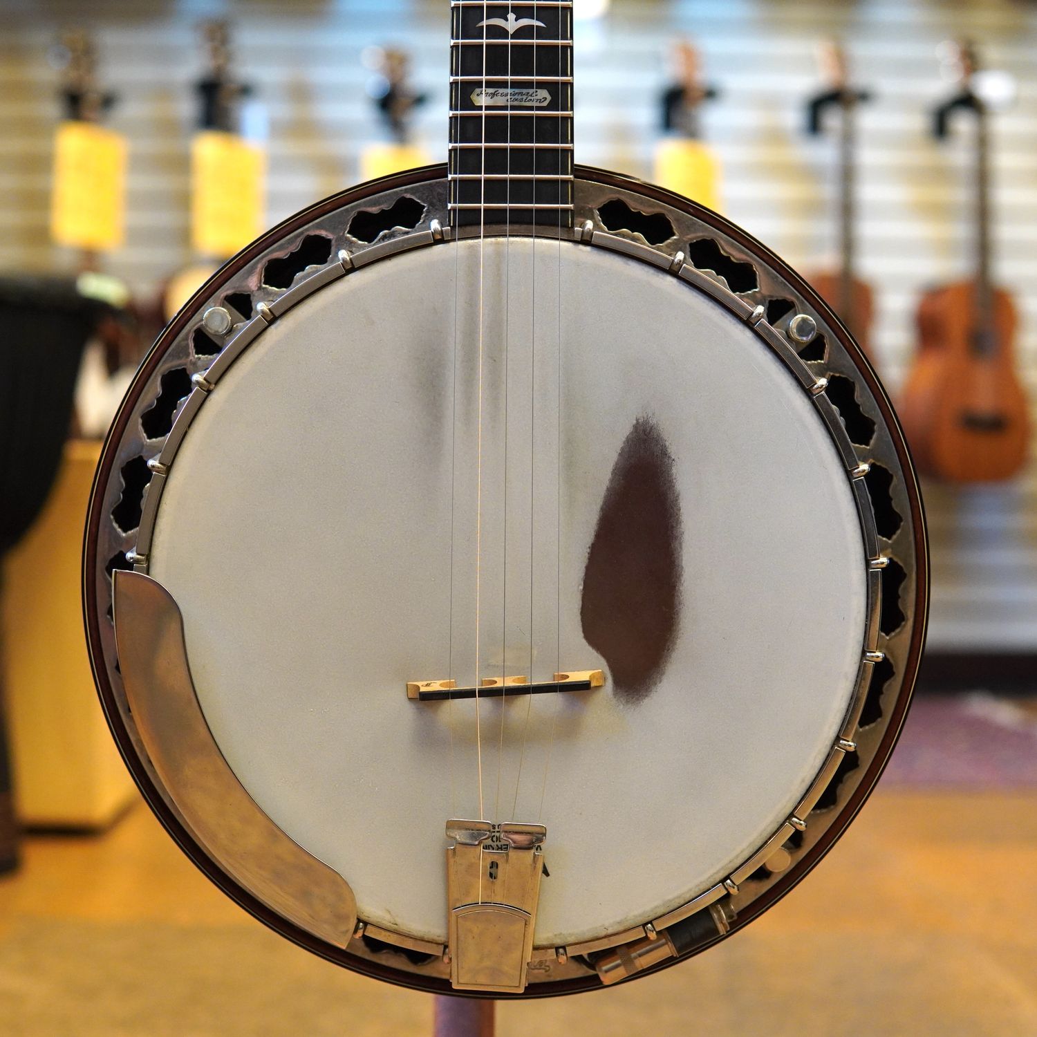 Prucha Professional Custom Resonator Banjo 2003 w/Pickup, Hard Case