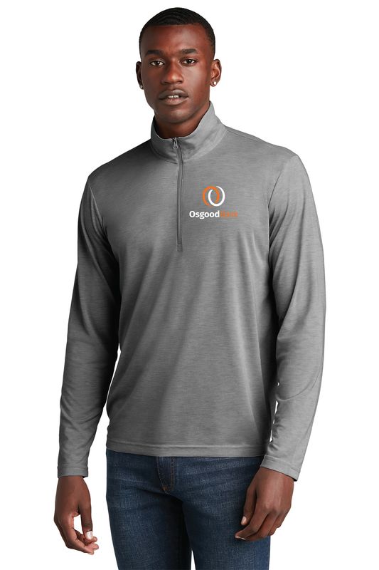 OB- Sport-Tek Tri-Blend Wicking 1/4-Zip Pullover ST407