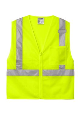 CTS _ ANSI 107 Class 2 Mesh Zippered Safety Vest