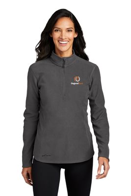 OB - Eddie Bauer® Ladies 1/2-Zip Microfleece Jacket EB227