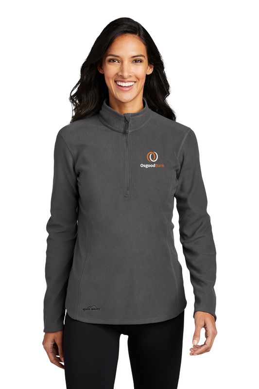 OB - Eddie Bauer® Ladies 1/2-Zip Microfleece Jacket EB227