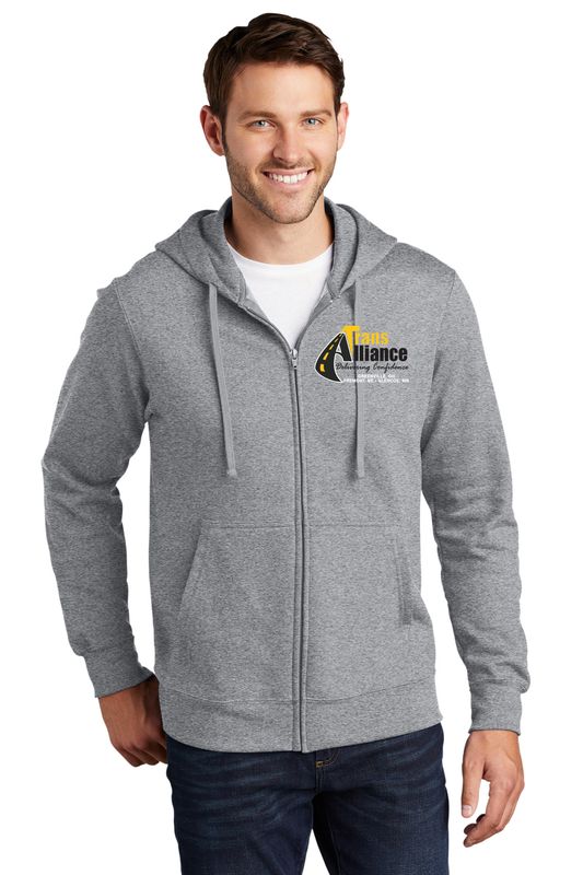 Trans Alliance _Full Zip Hooded Sweatshirt PC850ZH