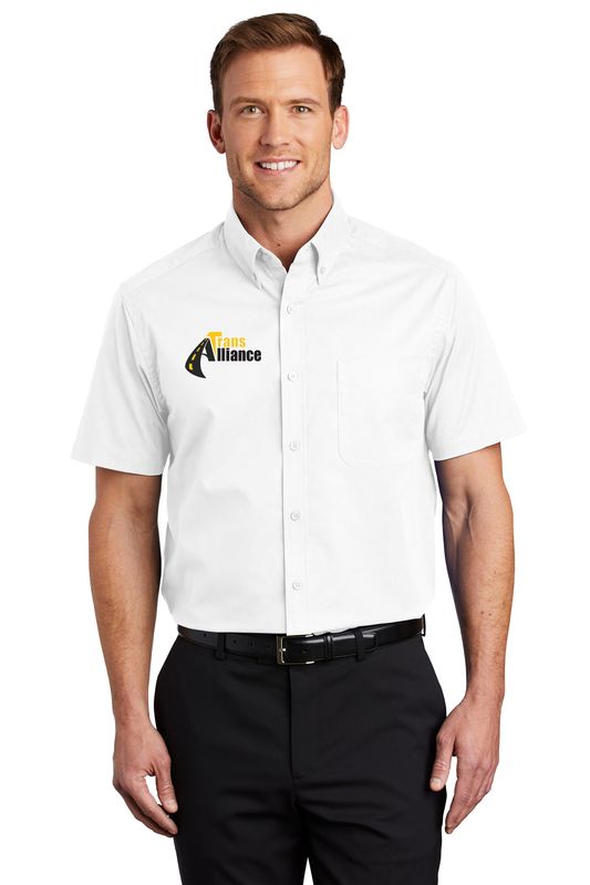 Trans Alliance _Easy Care Short Sleeve Button Up S508