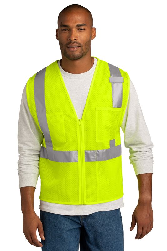 Trans Alliance_ANSI 107 Class 2 Mesh Zippered Safety Vest CSV102