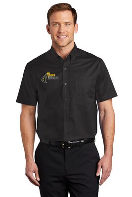 Trans Alliance _Easy Care Short Sleeve Button Up S508