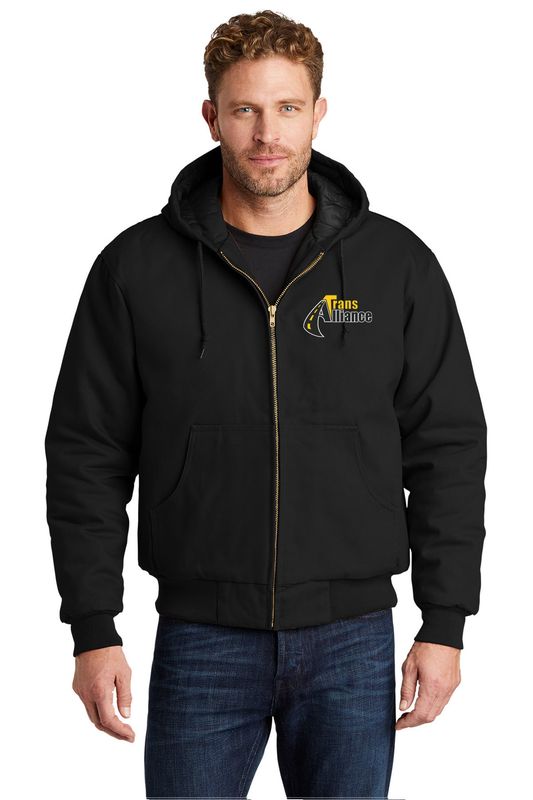 Trans Alliance _Duck Cloth Hooded Work Jacket J763H