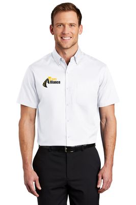 Trans Alliance _Short Sleeve Button Down S664