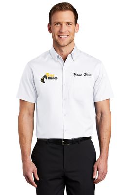 Trans Alliance _Short Sleeve Button Down S664