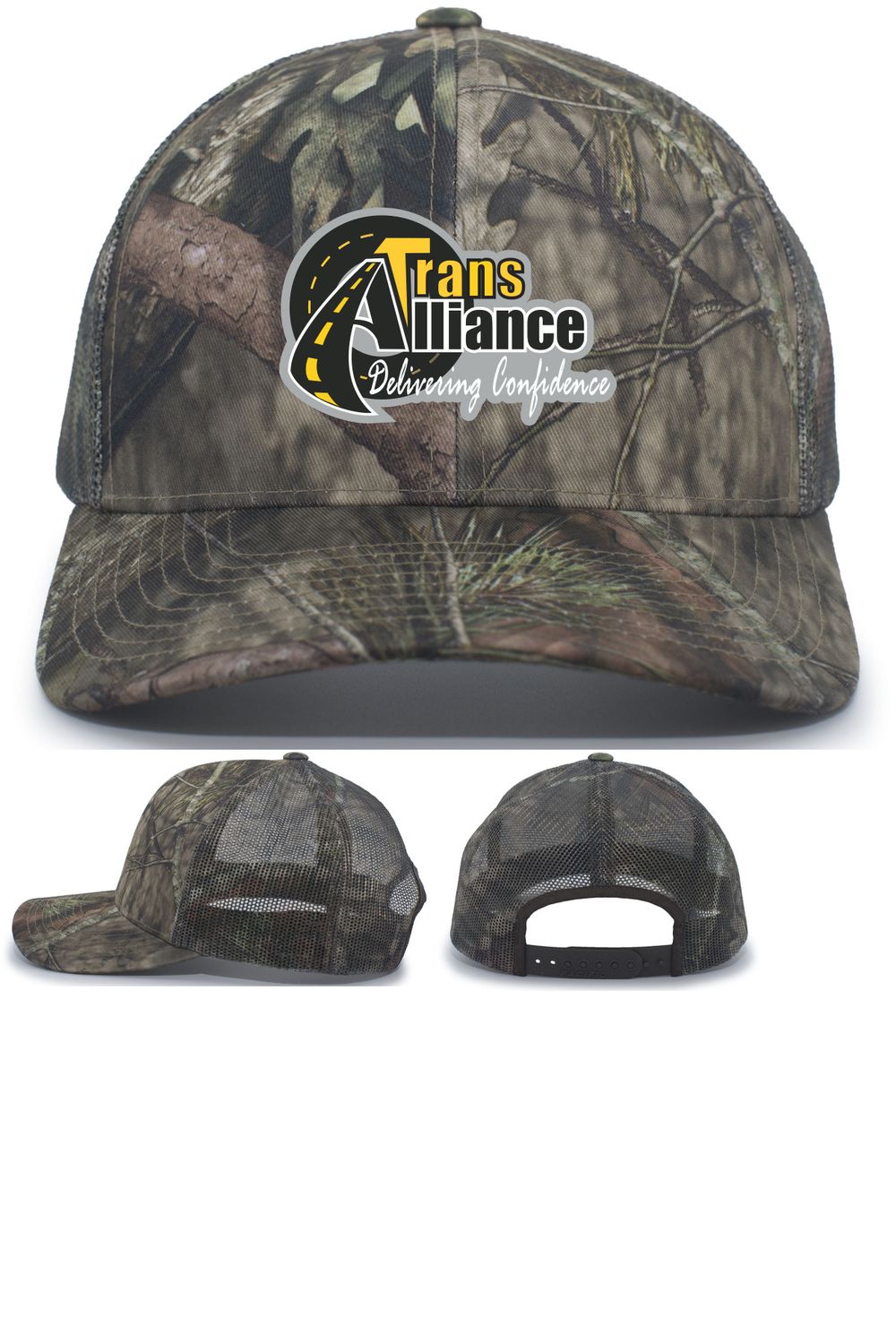 Trans Alliance _ CAMO SNAPBACK TRUCKER CAP 108C