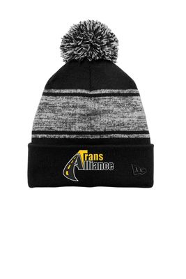 Trans Alliance _Chilled Pom Beanie Black/Graphite NE909