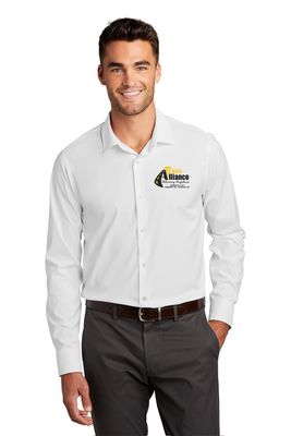 Trans Alliance_City Stretch Long Sleeve Button Up W680