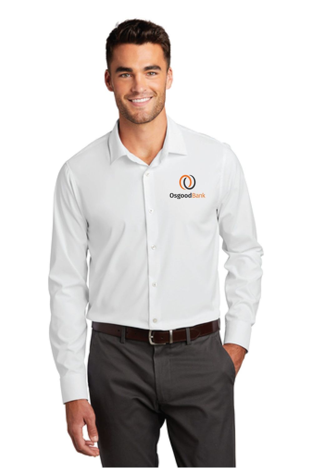 OB - Port Authority ® City Stretch Shirt W680, Color: White, Size: XS