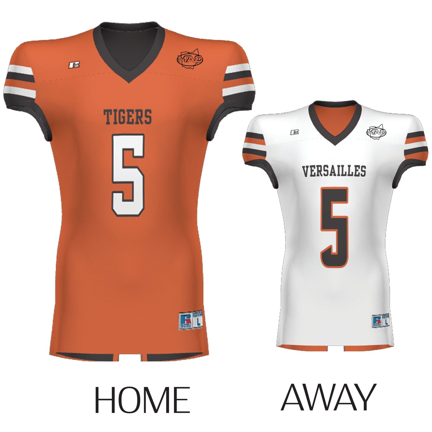 Reversible Sublimated Football Jersey _ Versailles